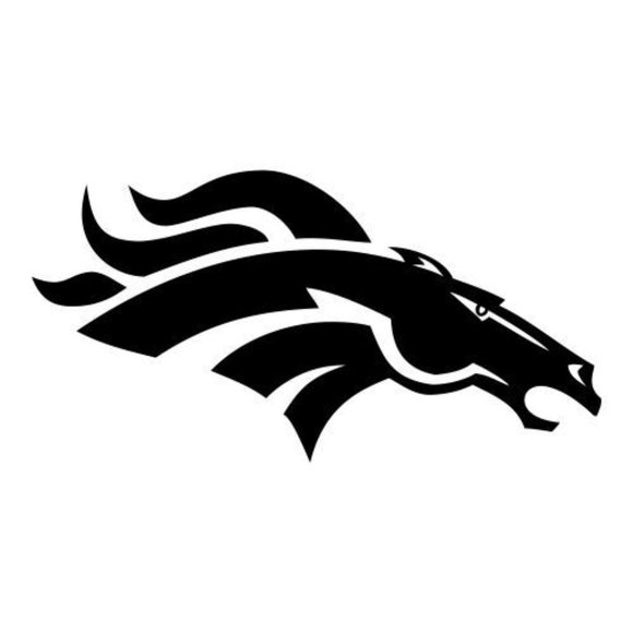NFL Football DENVER Broncos Logo Vinyl Decal - Picture 1 of 1